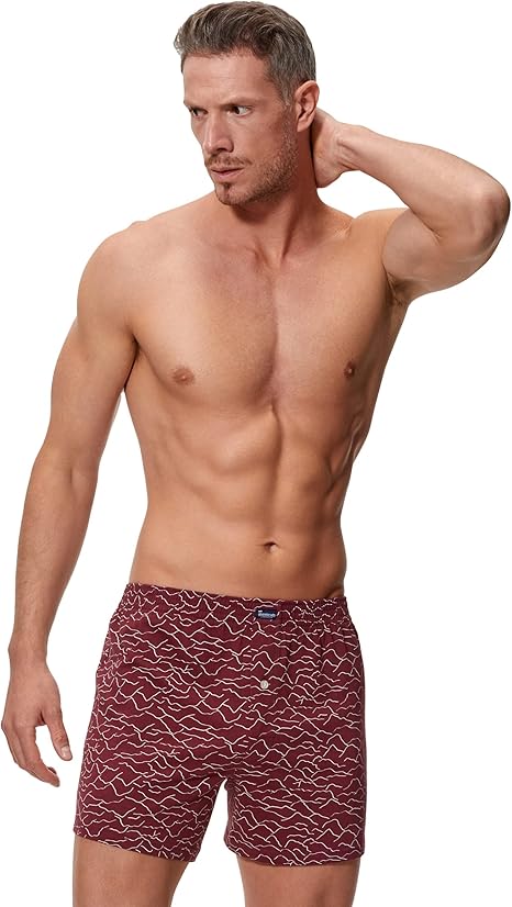 Abanderado Los ESENCIALES EcoABD Boxeur Ajusté, Noir Blanc, 48 (Lot De 2) Homme