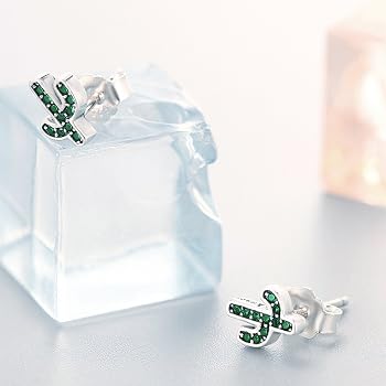 Orecchini A Perno In Argento 925 Con Cristallo Verde 4 Mm - Gioielli Eleganti In Sacchetto Regalo - 5