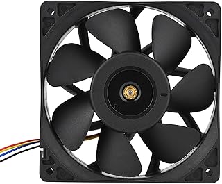 Reemplazo del Ventilador de Refrigeración, Ventilador de la Caja de la Computadora DC 12V 2.7A 6000RPM Reemplazo del Ventilador de Refrigeración con Conector de 4 Pines