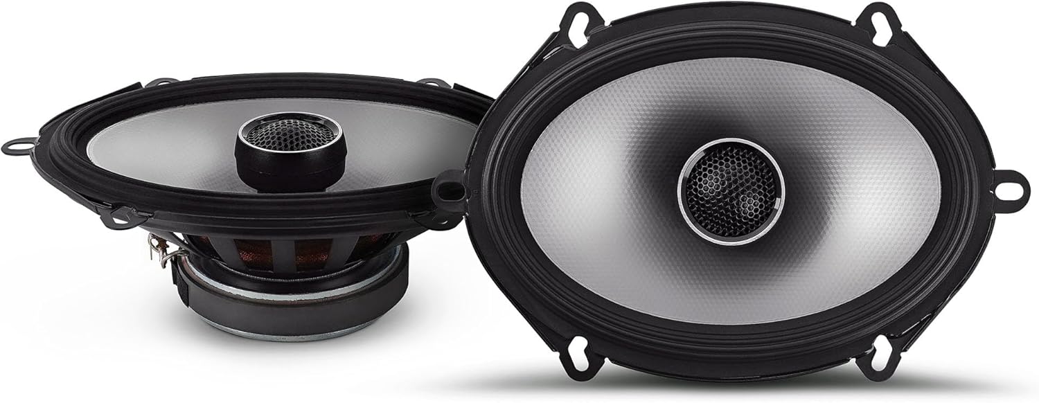 Alpine S2-S68, S Series 6x8 2-Way Hi-Res Speakers + Foam Baffle Kit Bundle