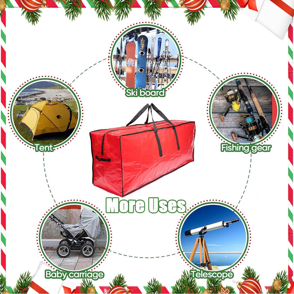 Sacco Per Albero Di Natale ODOT - Per Alberi Fino A 2.7m, Impermeabile E Resistente, Rosa - Foto 8