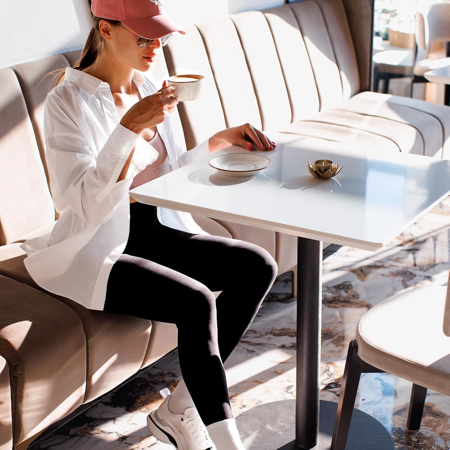 3 Pack Leggings for Women High Waisted Buttery Soft Yoga Pants for Workout Running Gym Athletic - Image 3