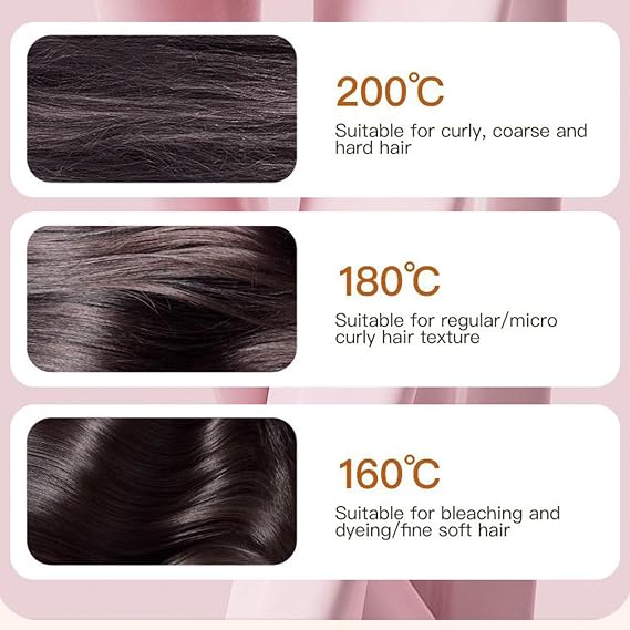 Cordless straightening Brush Fast Heating 25W Anti-Scald Curler | Women Hot Hair Brush Curler Comb for Vacation Holiday Road Trip Dating Daily Use