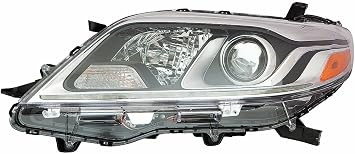 For Toyota Sienna 2015 16 17 18 19 2020 Headlight Halogen w/LED DRL BASE/CE/L/LE/Limited/XLE Driver Side CAPA Certified 81150-08061 TO2502230C