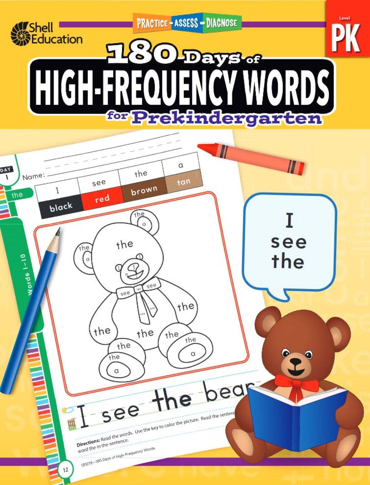 180 Days: Early Childhood, Phonological Awareness and Word Recognition for Pre-Kindergarten Practice Workbook for Classroom and Home, Cool and Fun Practice Created by Teachers (180 Days of Practice)