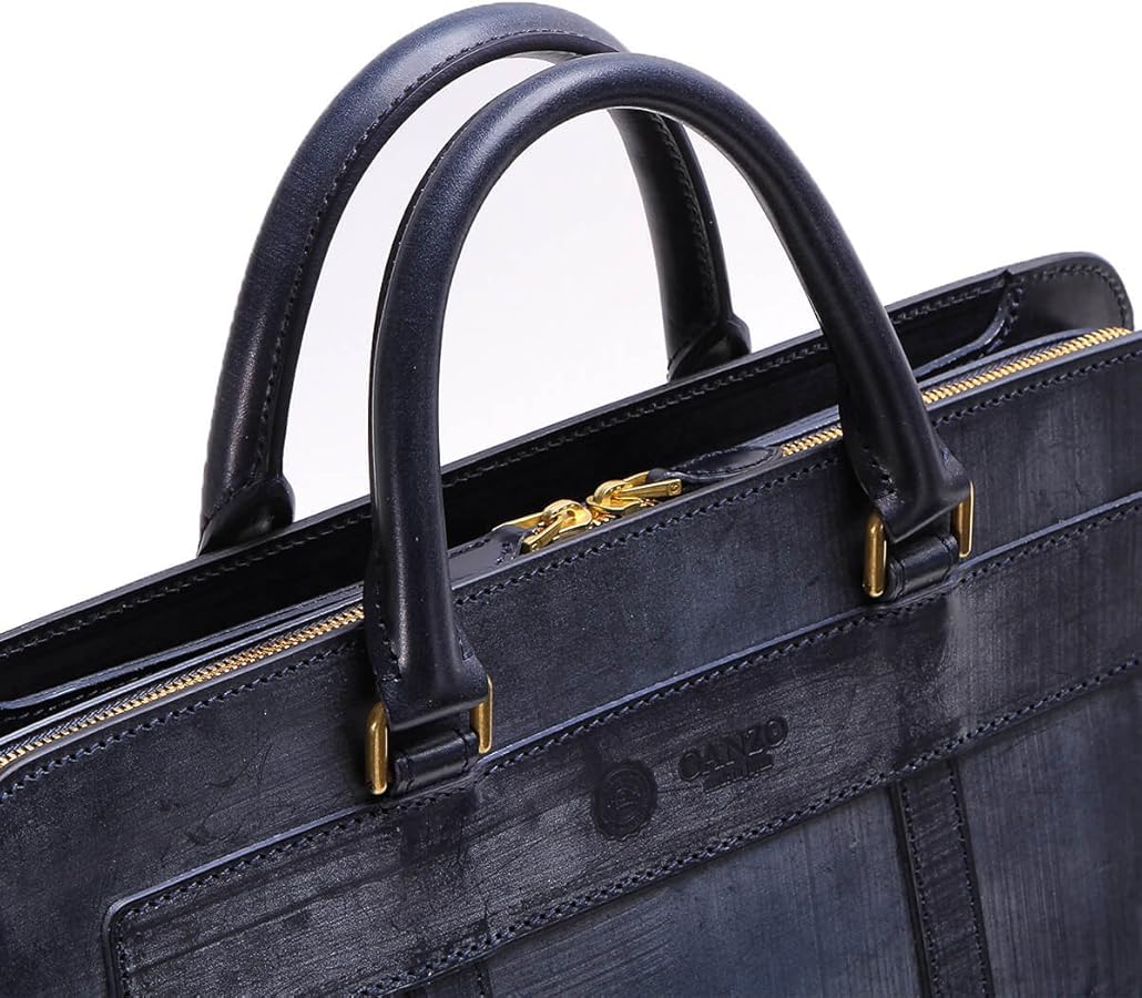 GANZO ブライドルレザー ブリーフケース 38cm ヘーゼル ビジネスバッグ GANZO ブライドルレザー ブリーフケース 38cm ヘーゼル ビジネスバッグ