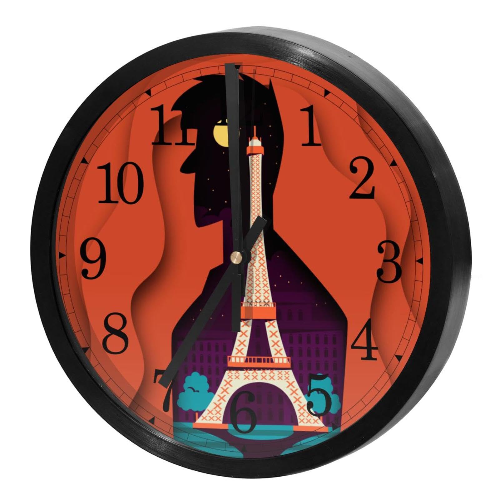 Horloge murale silencieuse pour éliminer les bruits de tic-tac à la maison