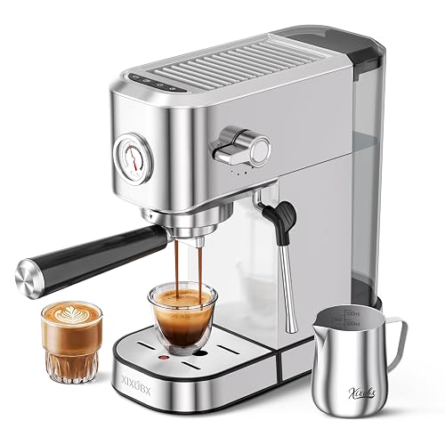 XIXUBX Espresso Machine Milk Frother Cappuccino product photo (Espresso Machines) — ScooterReviewPro review