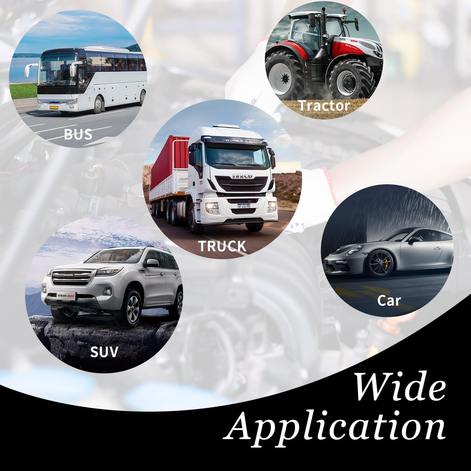 Vgate Car Battery Terminal Connectors，16-Way Battery Terminal Clamps, 8AWG up to 4/0(XL) AWG Gauge for Lithium or AGM Lead Acid Battery, Positive and Negative (+/-)(1 Pair) for M8 or 5/16”-18