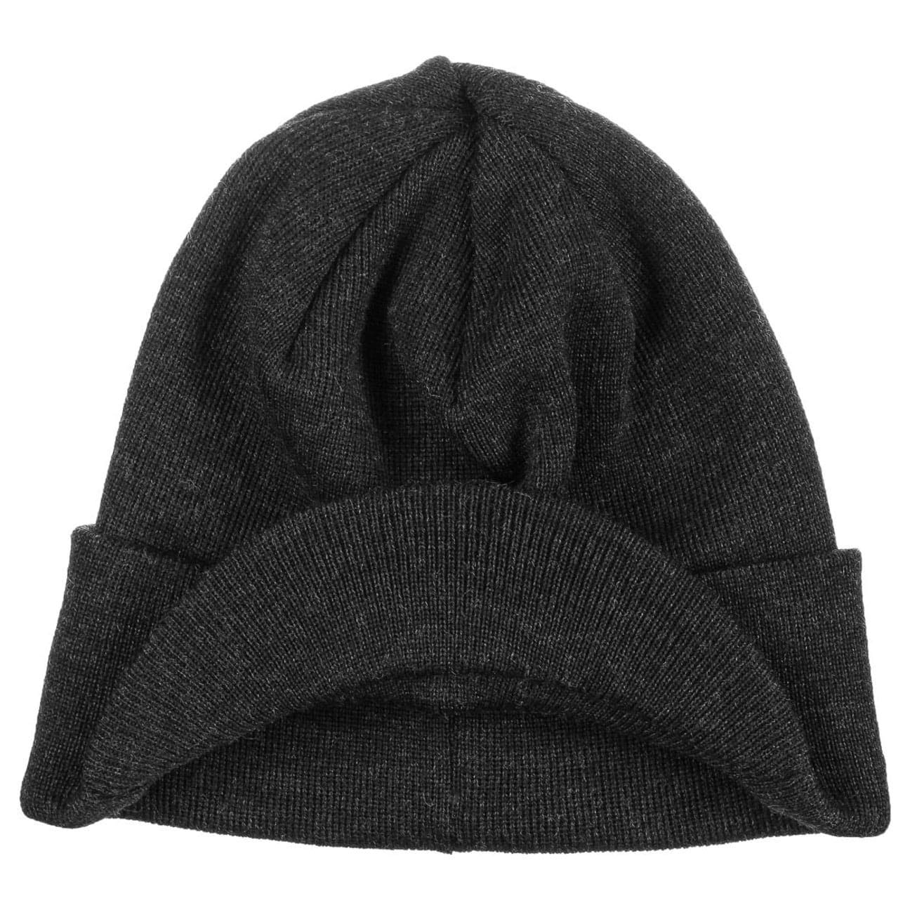 Lierys Gorro de Punto Fine Merino, Mujer/Hombre - Gorro de invierno con lana merina - en talla única (54-59 cm) - Gorro con visera otoño/invierno