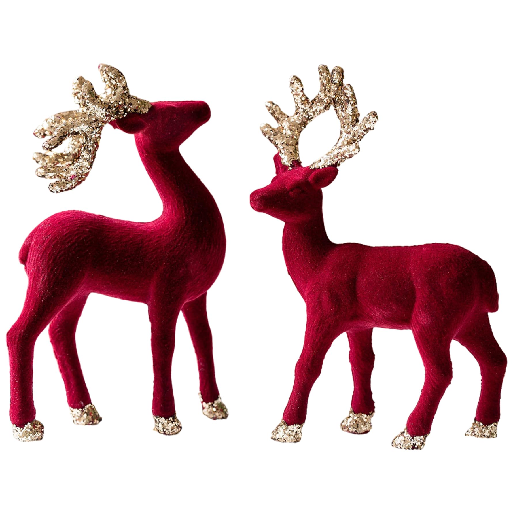 Décor de bureau renne de Noël pour créer une ambiance festive chaleureuse à la maison