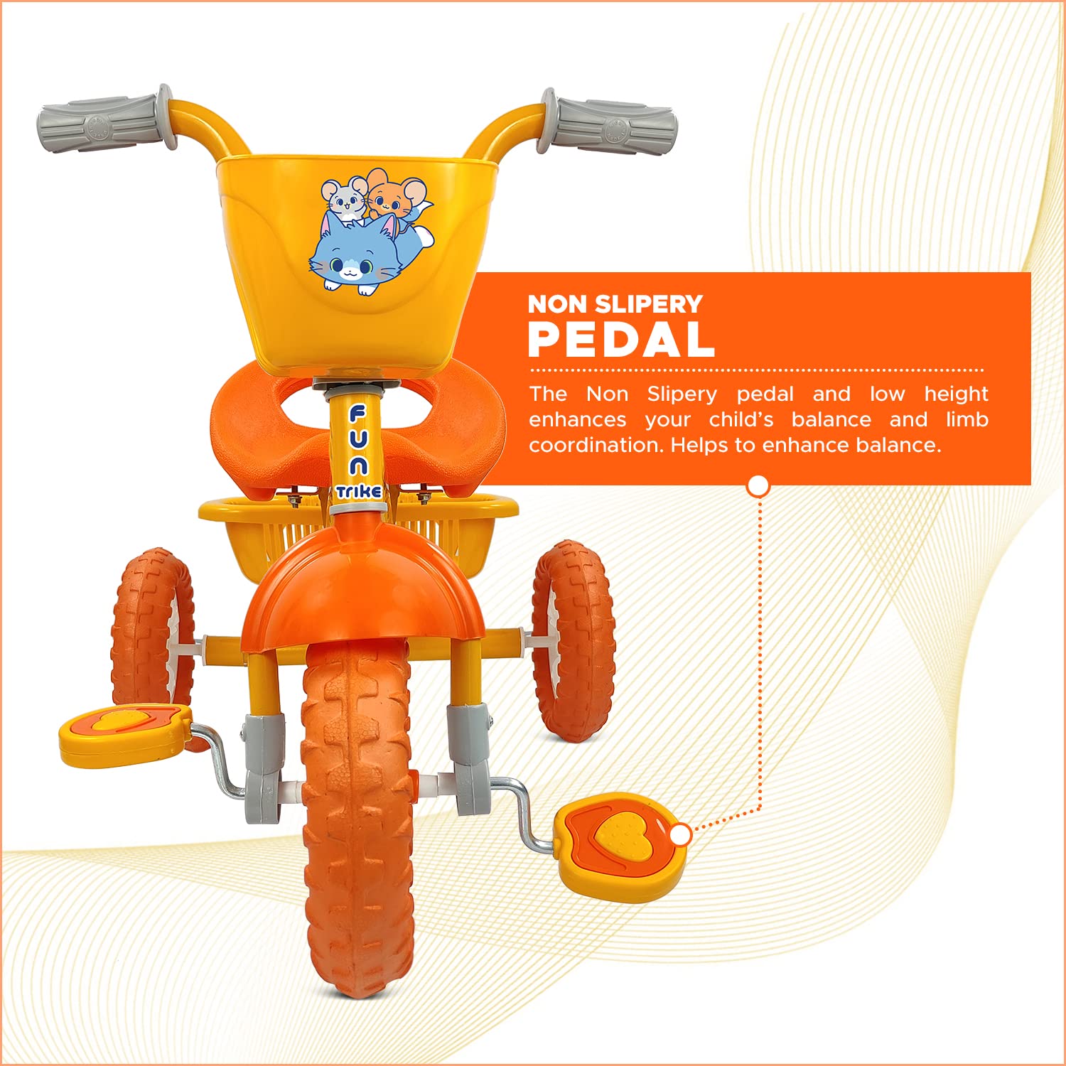 Tom & Jerry Funtrike Tricycle for Kids, Kids Tricycle