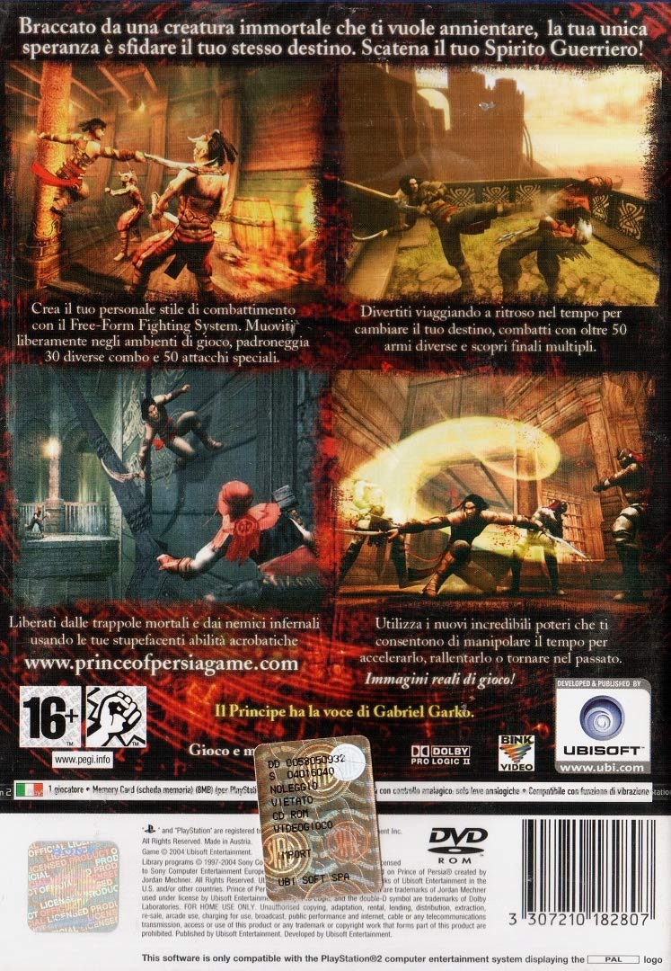 Prince Of Persia - Spirito Guerriero PS2