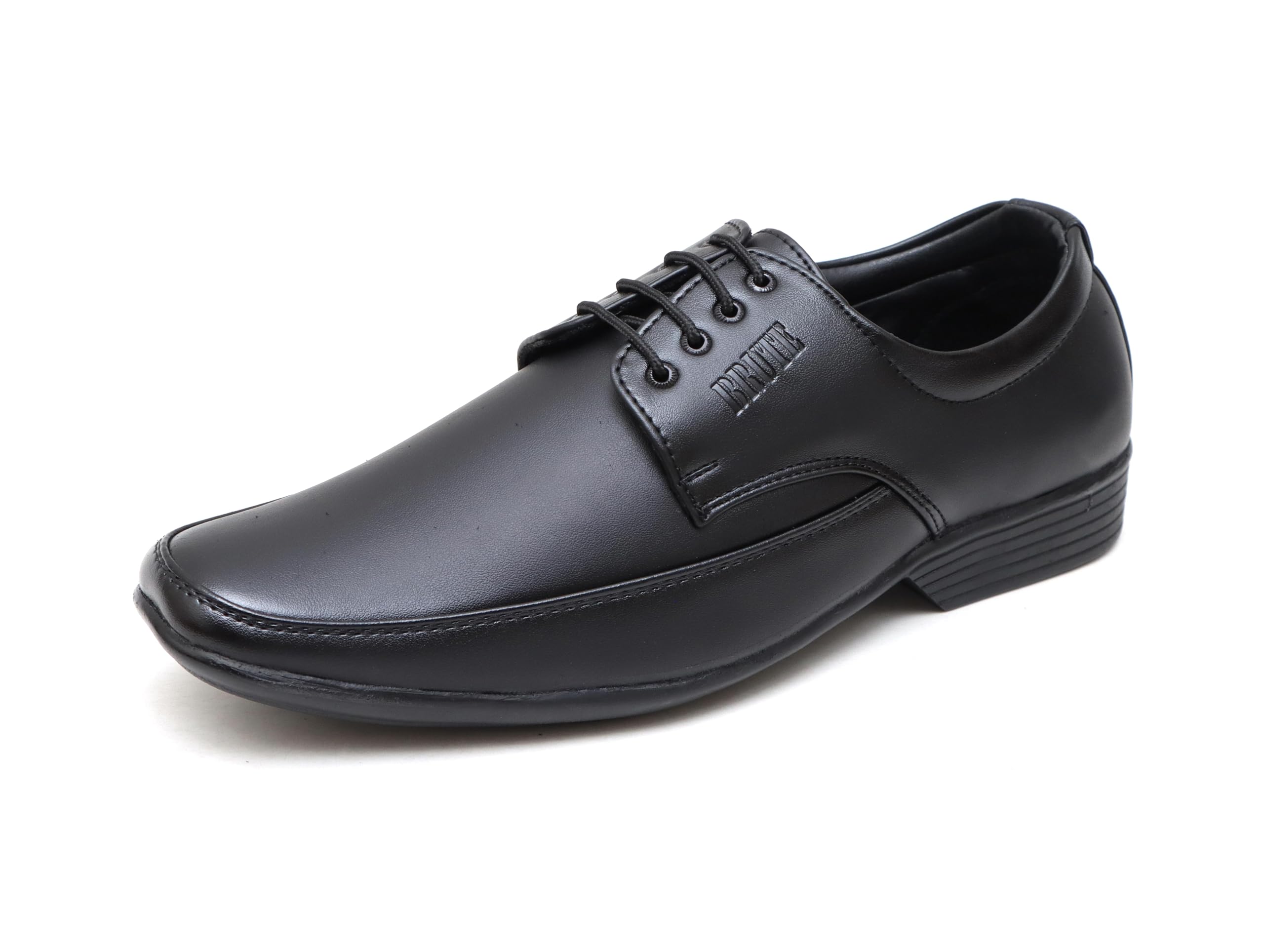 brute Men's Vegan Leather Formal Shoes | Lace Up Office Footwear-picture-32