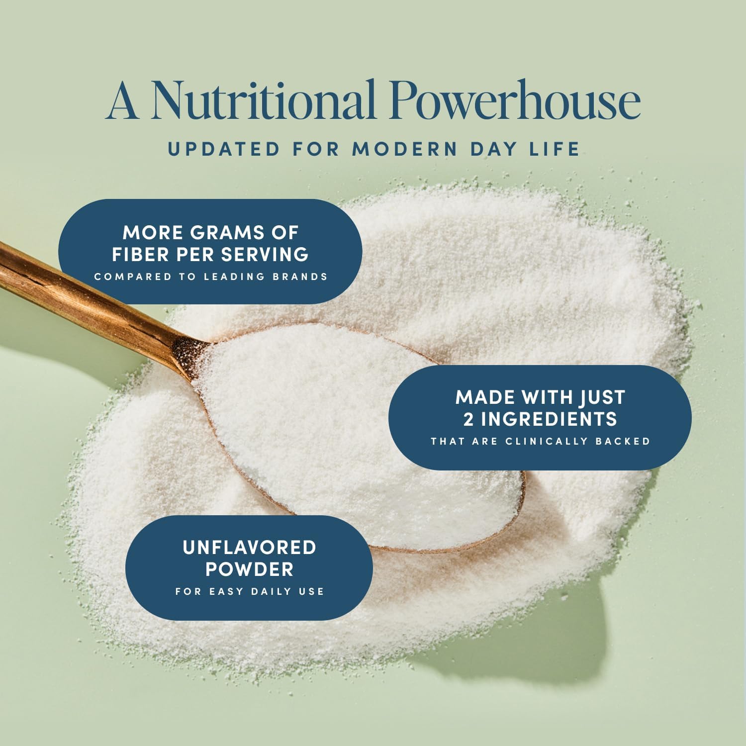 Bio.me Daily Prebiotic Fiber Powder Unflavored - 7g Per Serving - Soluble & Insoluble Fiber Supplement Powder for Women & Men - Digestive Health & Gut Health - GLP-1 Friendly, Sugar Free - 30 Servings - Image 4