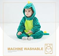 Vista 91 de TONWHAR Baby Boy's Girl's Animal Bodysuit Infant And Toddler's Romper Jumpsuit Halloween Costume Partywear Mono marrón