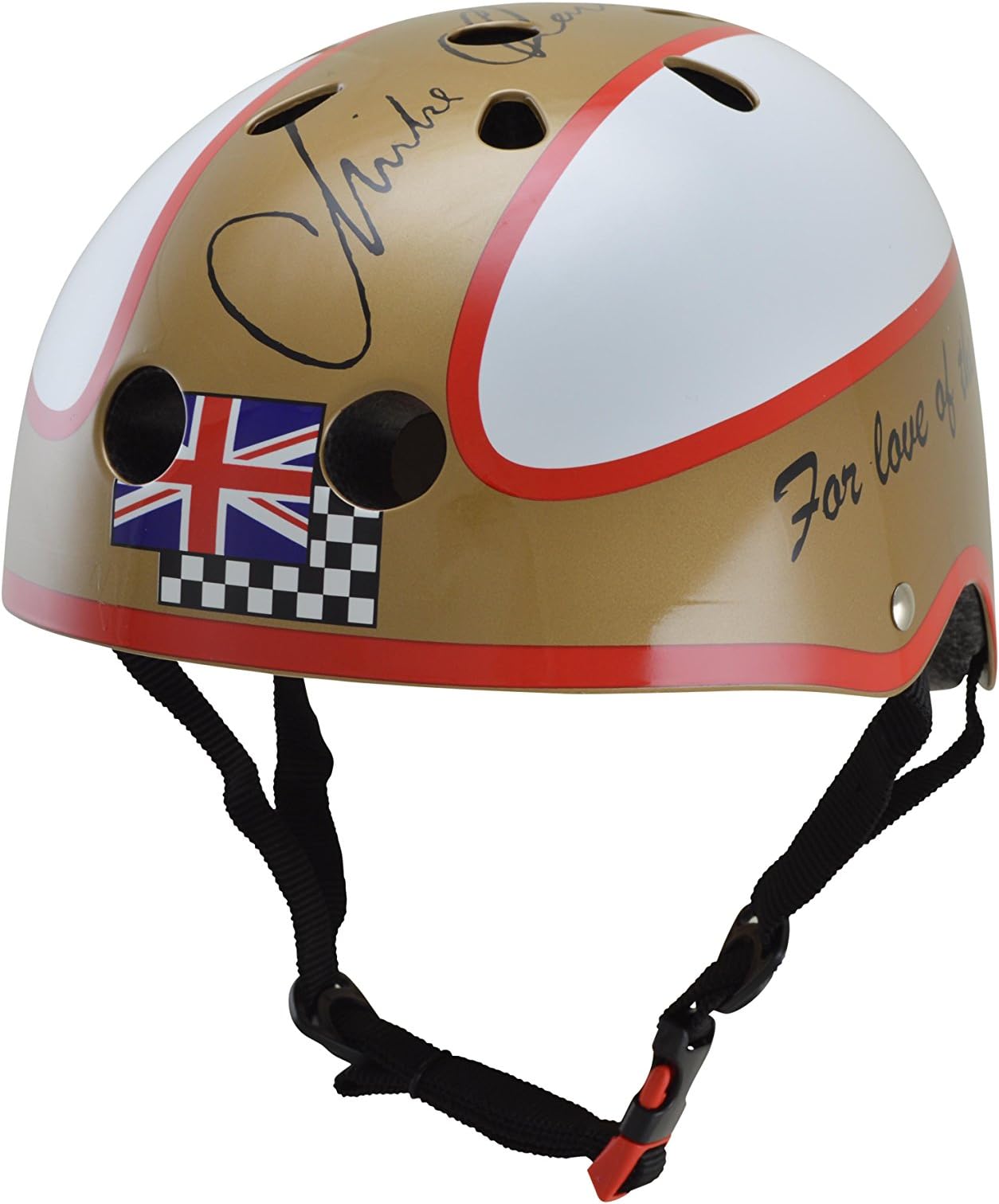 Kiddimoto Kids Mike Hailwood Helmet, Multicolour, 48-52cm