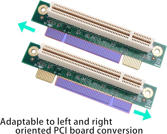 Adaptador de ángulo 90 grados para ranura PCI miniatura 6