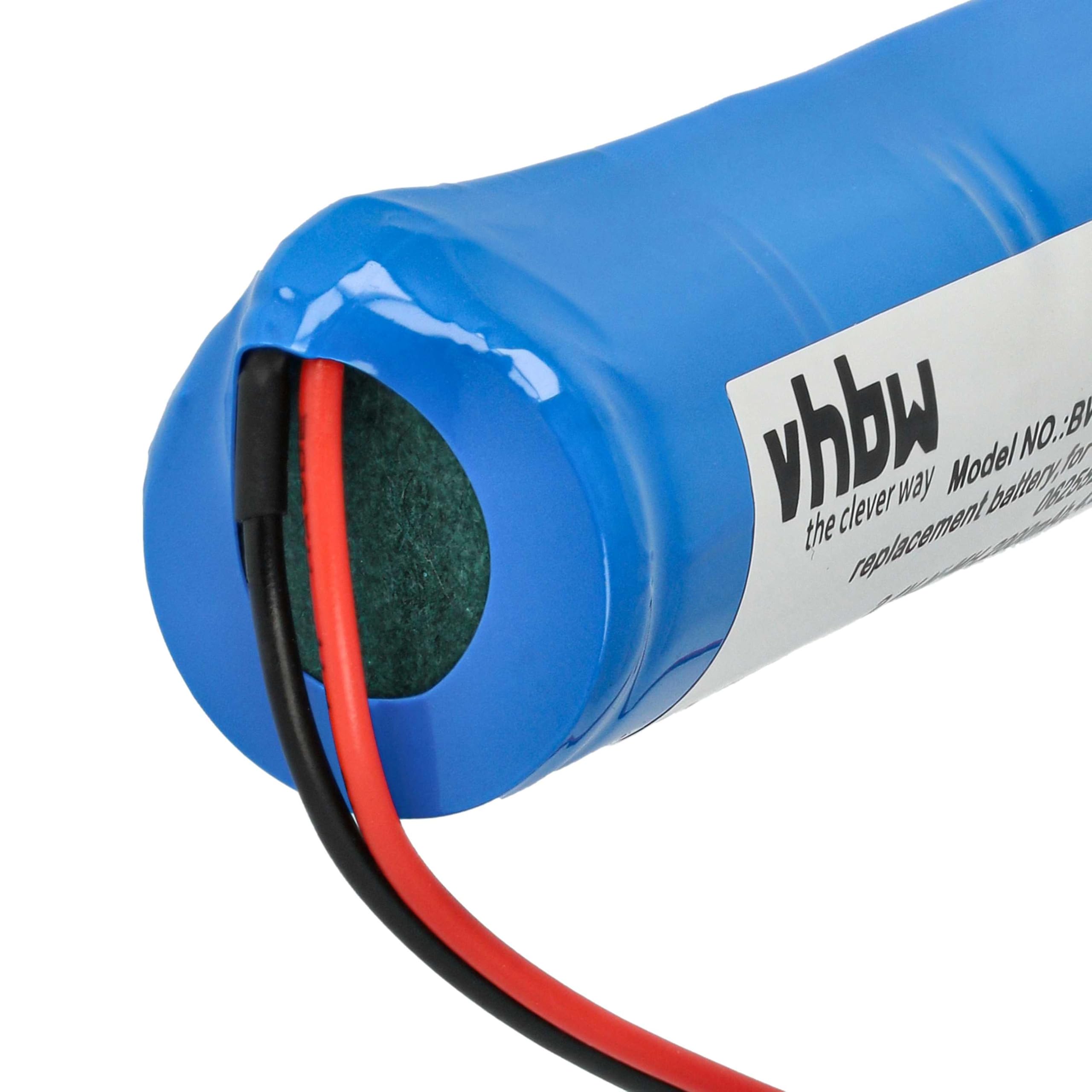 vhbw 5X Batterie Compatible avec Legrand BAEH IP66 ECO1, BAPI, Baes, URA, DBR IP66 ECO1 éclairage d'issue de Secours (2000mAh, 2,4V, NiMH)