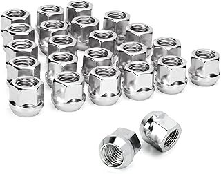 dynofit 14x2.0 aftermarket Wheel Lug Nuts, 24pcs M14-2.0 21mm Heigh Open end conical lugnuts for Excursion,2000-14 Expedition,2004-2014 F-150,09-14 Lobo,00-13 Transit,Navigator and More Wheels