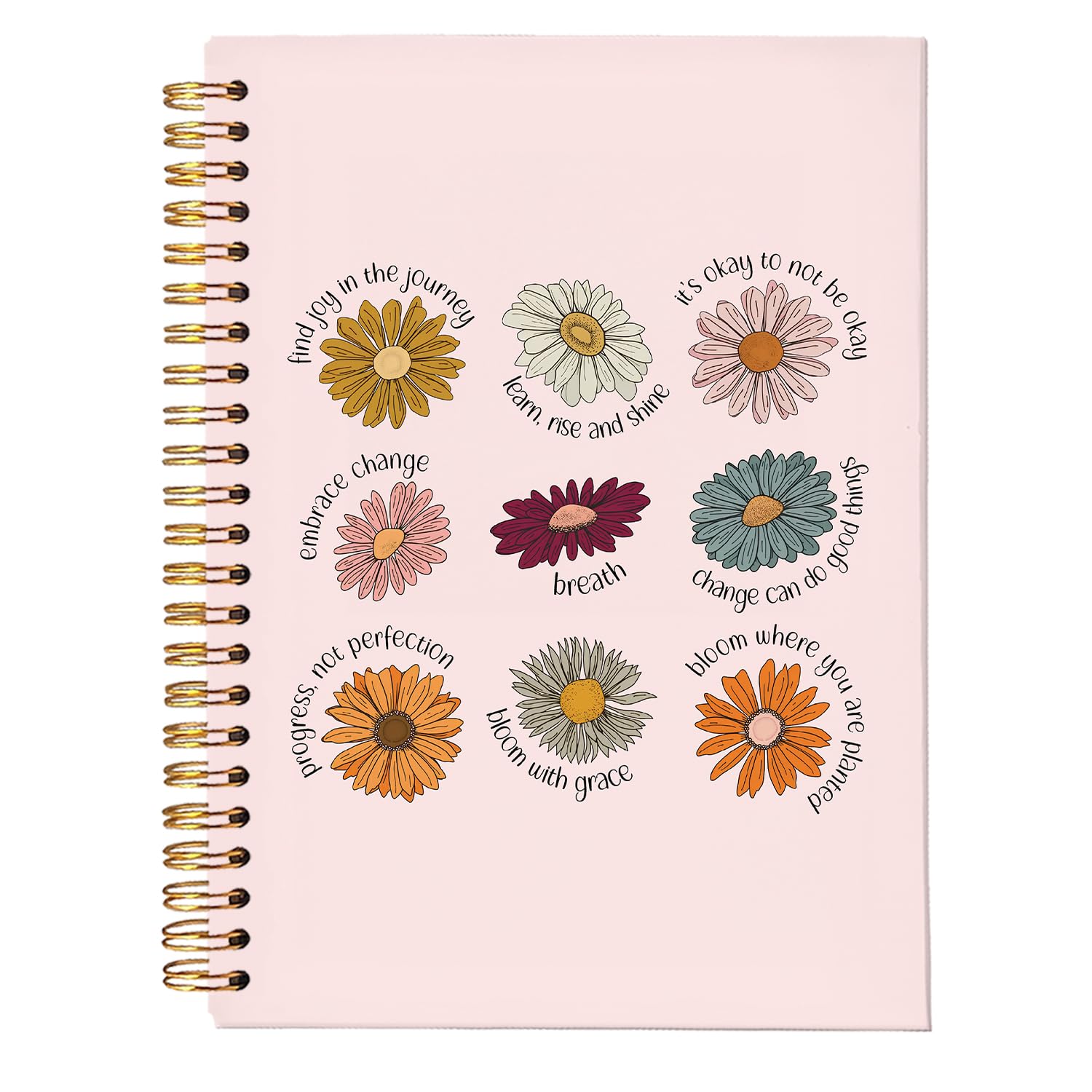 Flower notebook 408-ZMbjb carnet de notes floral écriture et journal intime - 7