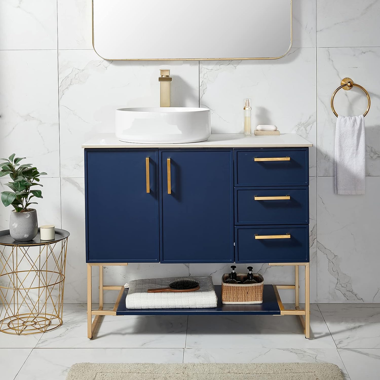 36" Bathroom Vanity with Sink,Floor Standing Bathroom