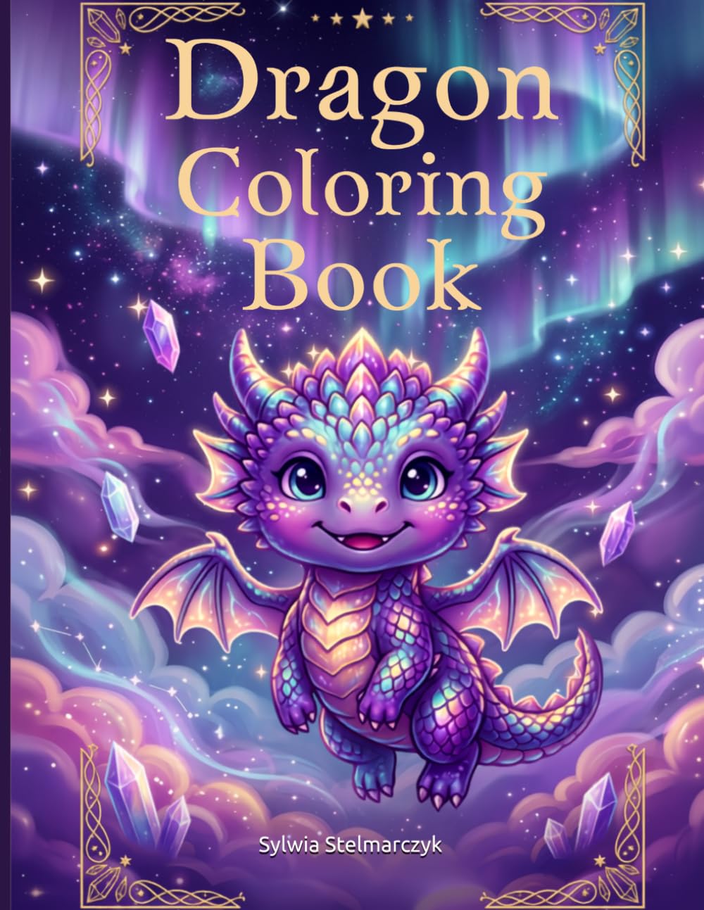 Magical Coloring book dragon for kids/ 24 pages of dragon mandalas,: Coloring book/ Children Activity (Magical coloring book, fantasy creatures.)