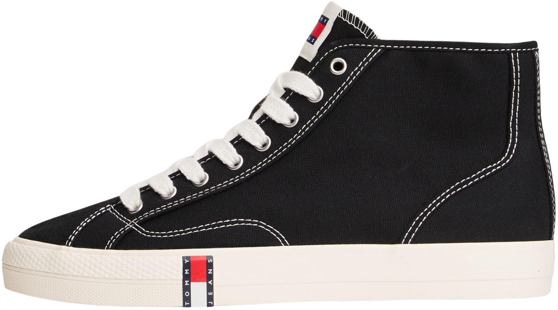 Tommy Jeans Women's Archive Y2K Mid Cut EN0EN03034 Top, Black (Black), 5 UK