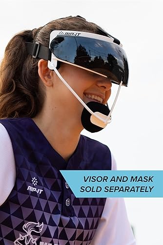 Miniatura 6 de RIP-IT Visera de máscara de campo de sóftbol – Se adapta a todas las máscaras de Fielder de RIP-IT Defense | Visera para máscara facial de sóftbol