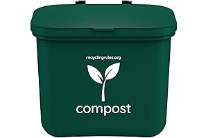 Eco-Friendly Hanging Compost Bin for Kitchen Trash Container Waste Management