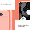 YATWIN Silicone Back Case for Google Pixel 8A, Soft-Touch Phone Back Cover for Google Pixel 8A - Pink gallery image