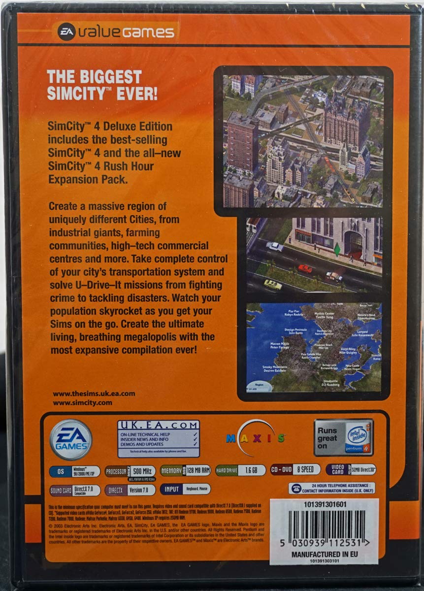 Amazon.com: Simcity 4 Deluxe Edition PC : Video Games