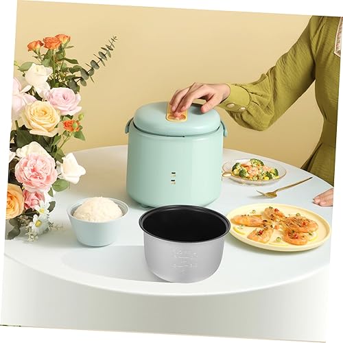 Miniatura 5 de Cabilock Olla para arrocera, olla interior de aluminio, olla de arrocera eléctrica de aluminio, antiadherente, antiadherente, accesorios para olla