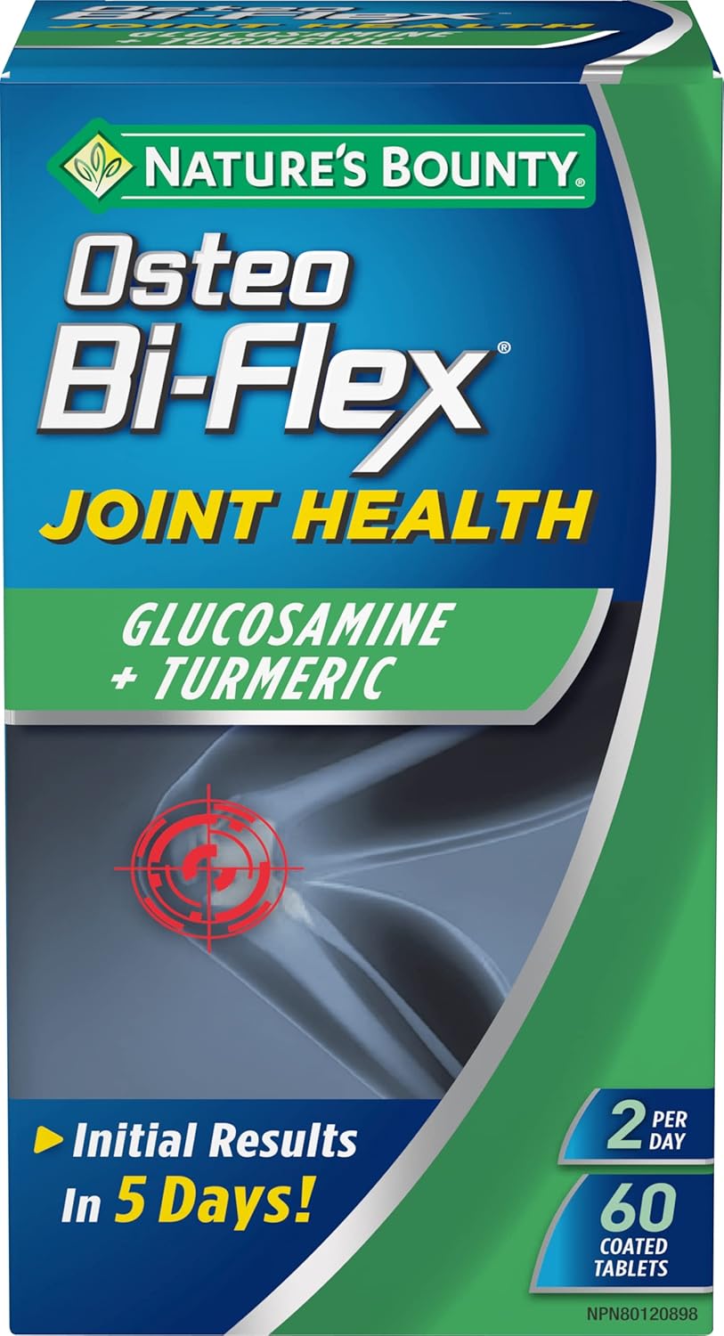 Nature's Bounty Osteo BiFlex Joint Health, Glucosamine & Turmeric, 60