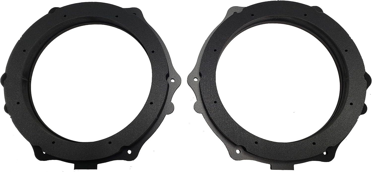 Speaker Adapters Compatible With Porsche 718 911 Boxster Cayenne Cayman Macan Panamera Taycan - Front Doors - For 8" Aftermarket Speakers