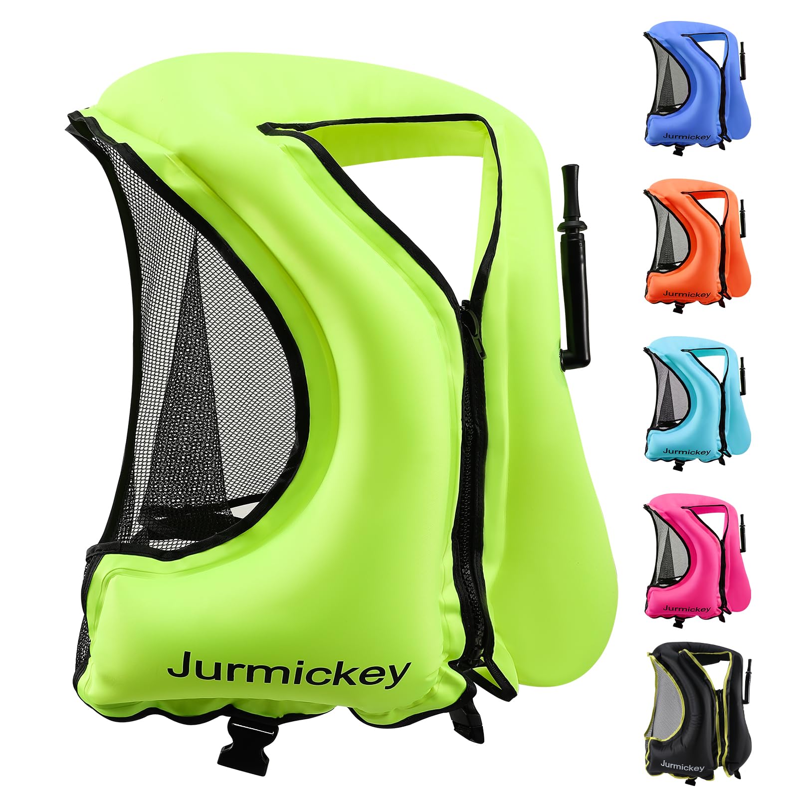 Jurmickey Inflatable Snorkel Vest