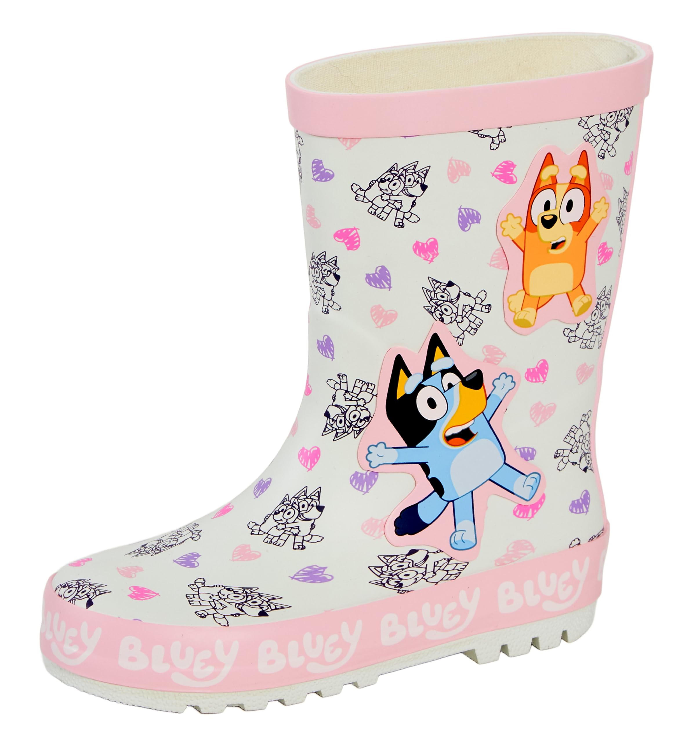 Bluey Bottes de pluie en caoutchouc pour filles