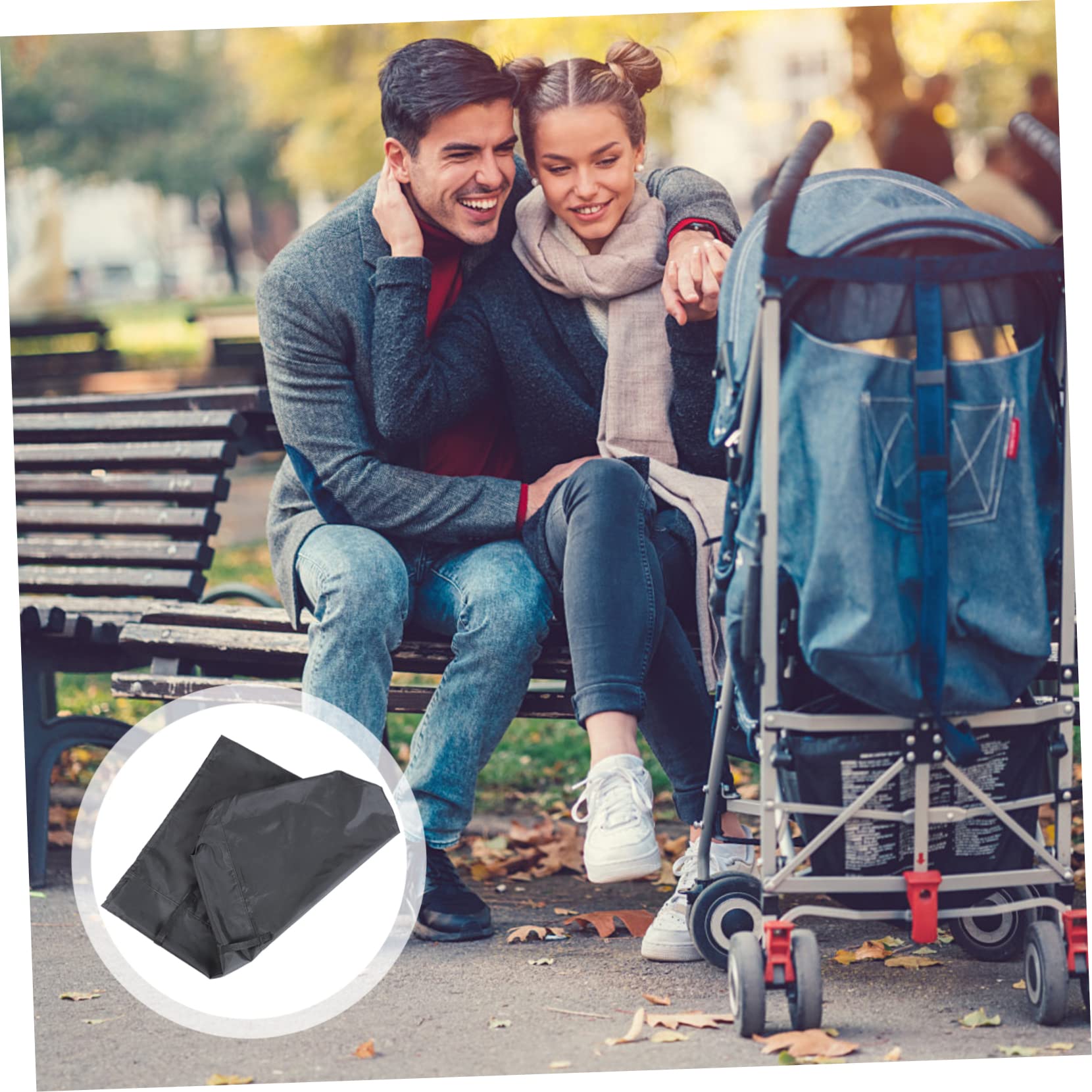 ULDIGI Stroller Storage Bag for Airplane Travel Oxford Fabric Baby Cradle Bag Gate Check Friendly Stroller Bag