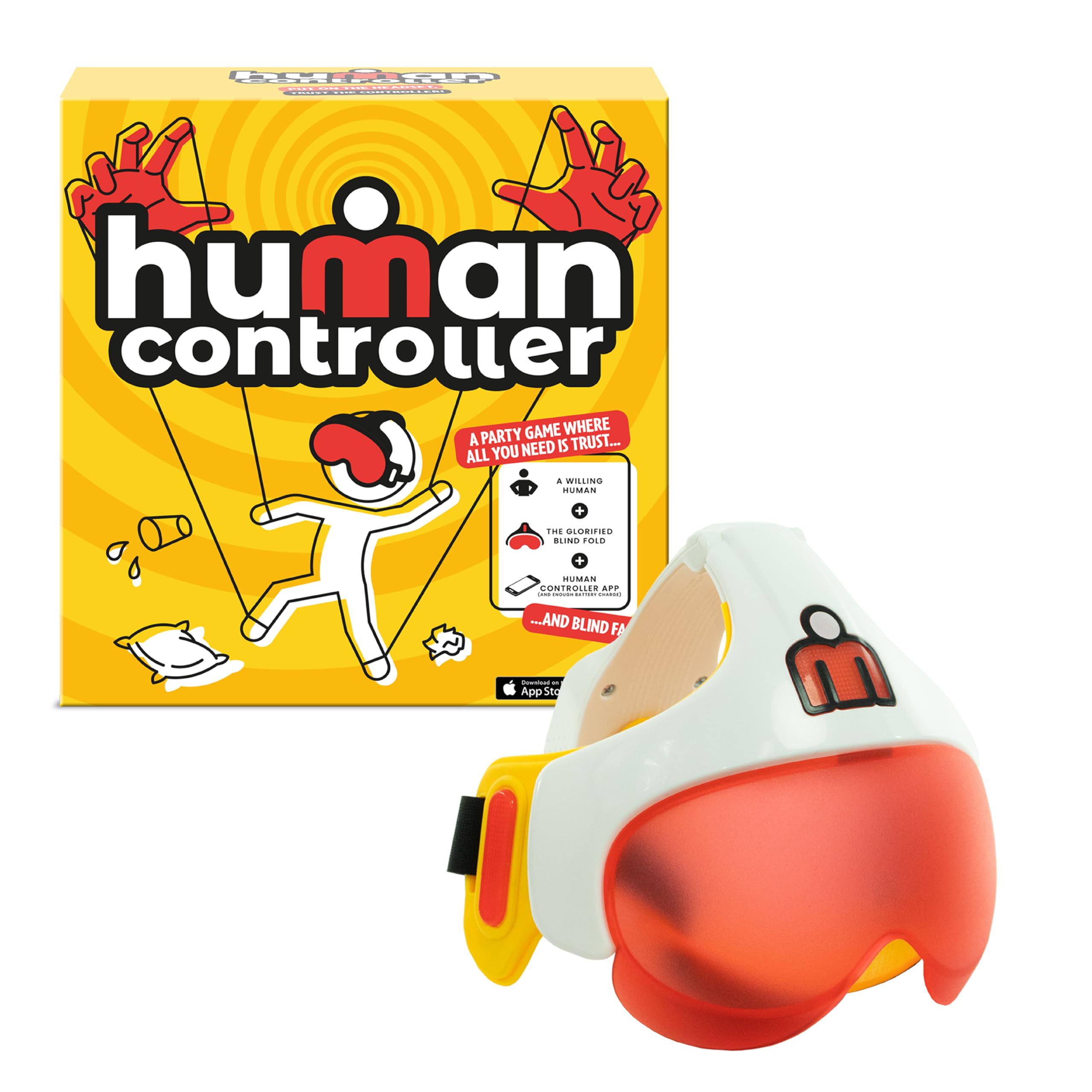 TOMY Human Controller Game - Interactive Blindfold Party Game 14+