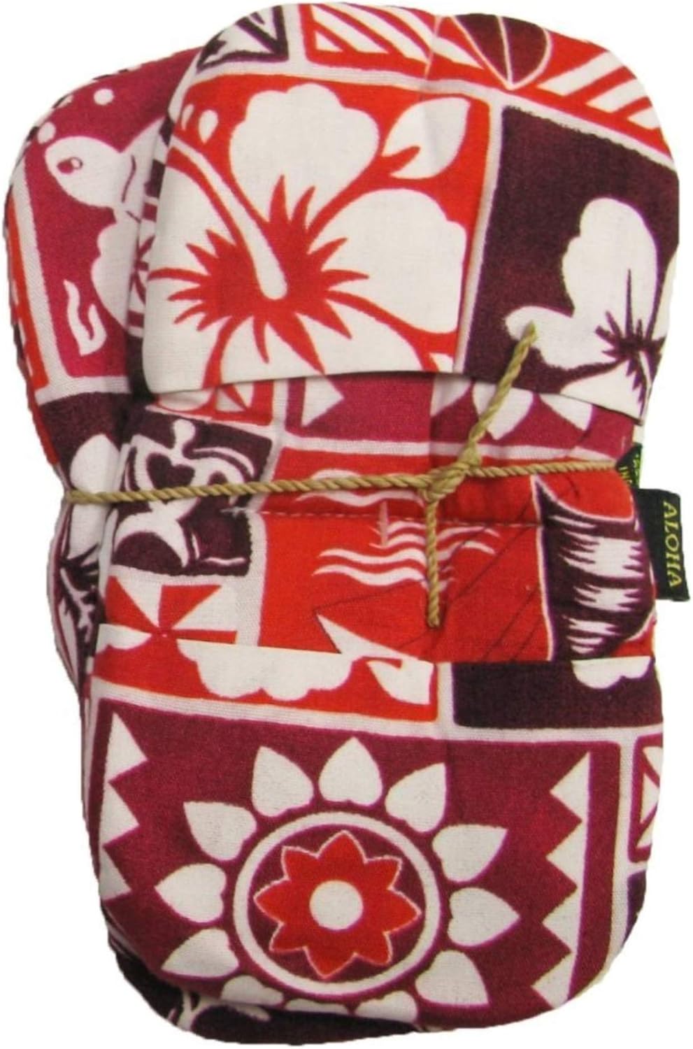 Hawaiian Maui Microwave Oven Mitts Red 3 Sets