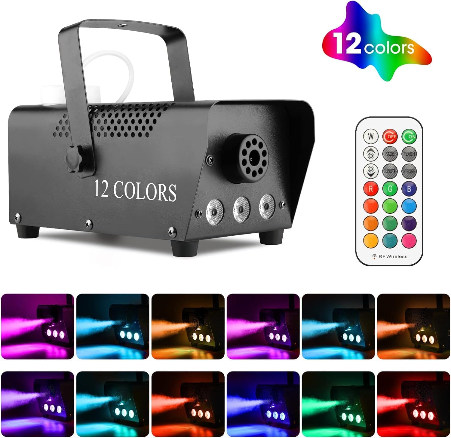 1200W RGB Fog Machine
