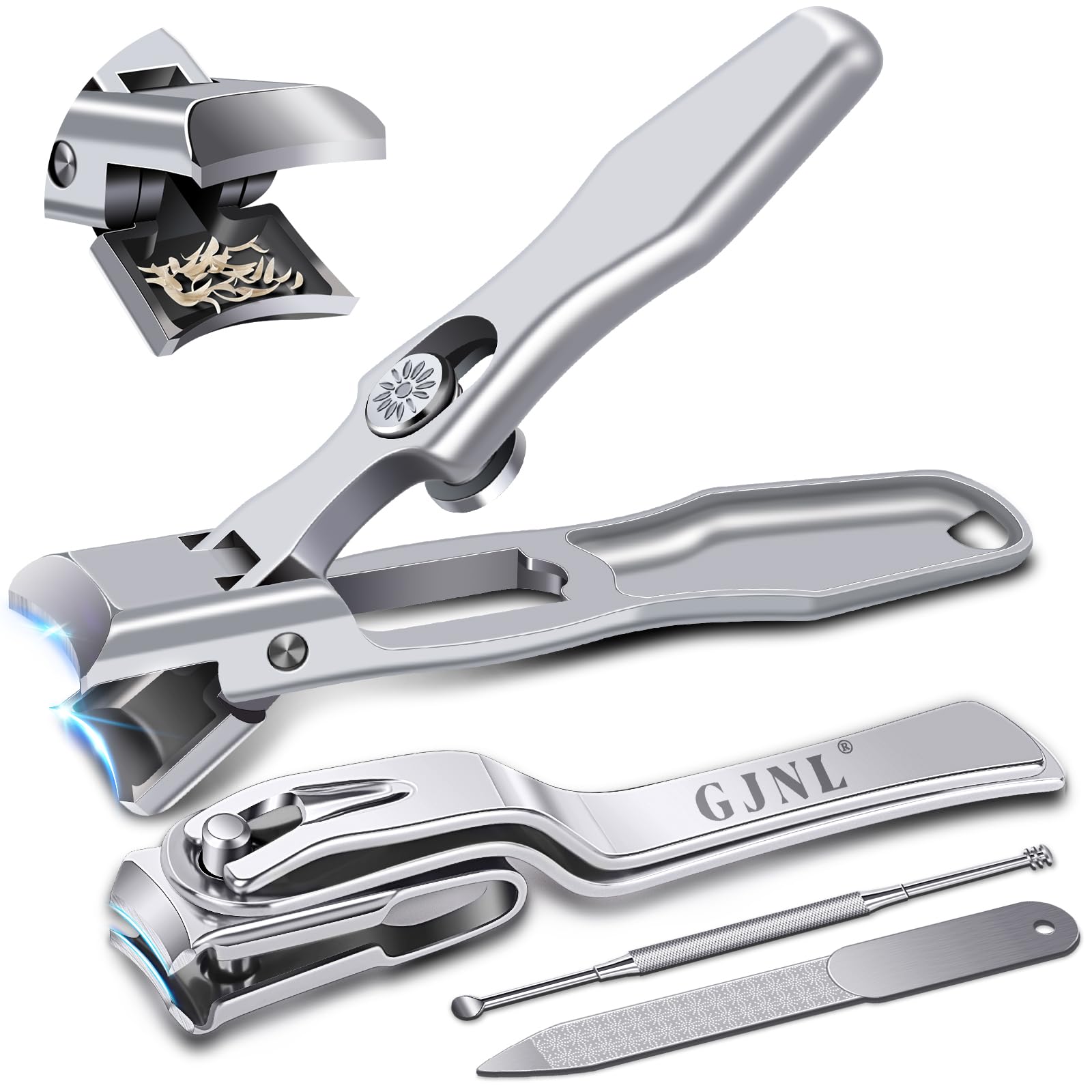 Toenail Clippers for Thick Nails for Seniors, 4PCS