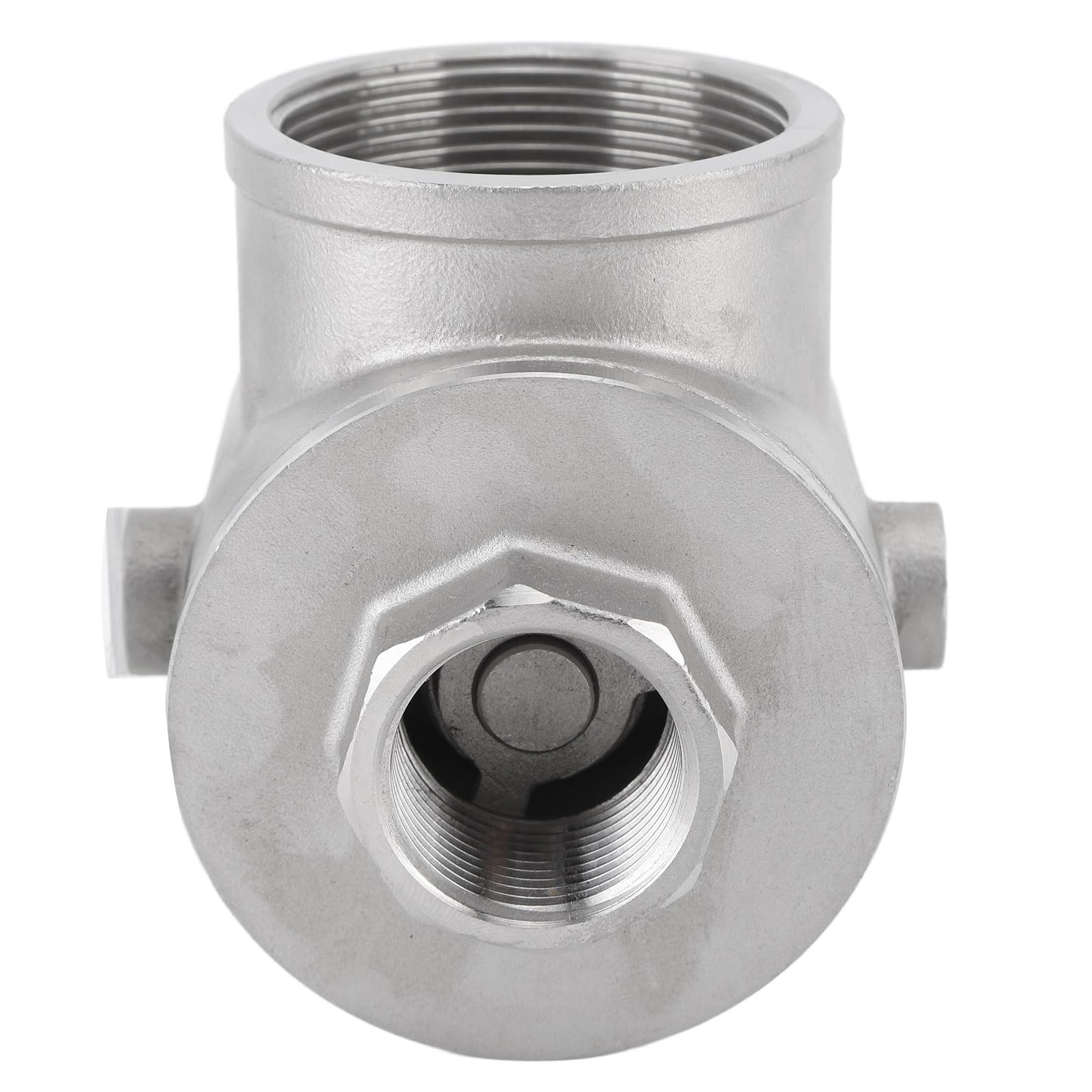 Válvula de retención de 16 MPa, válvula de retención de resorte para bomba de agua de 5 vías, válvula de control hidráulico de aleación de aluminio con roscas macho y hembra para