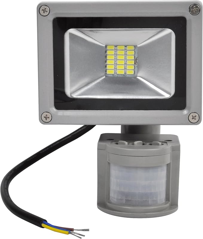 Greenmigo 20W SMD Schijnwerper met Bewegingsmelder LED spot Koud Wit Koel Wit licht IP65 Waterdichte LED Lamp Schans Schijnwerper LED Tuinlamp Buiten Staal photo 3