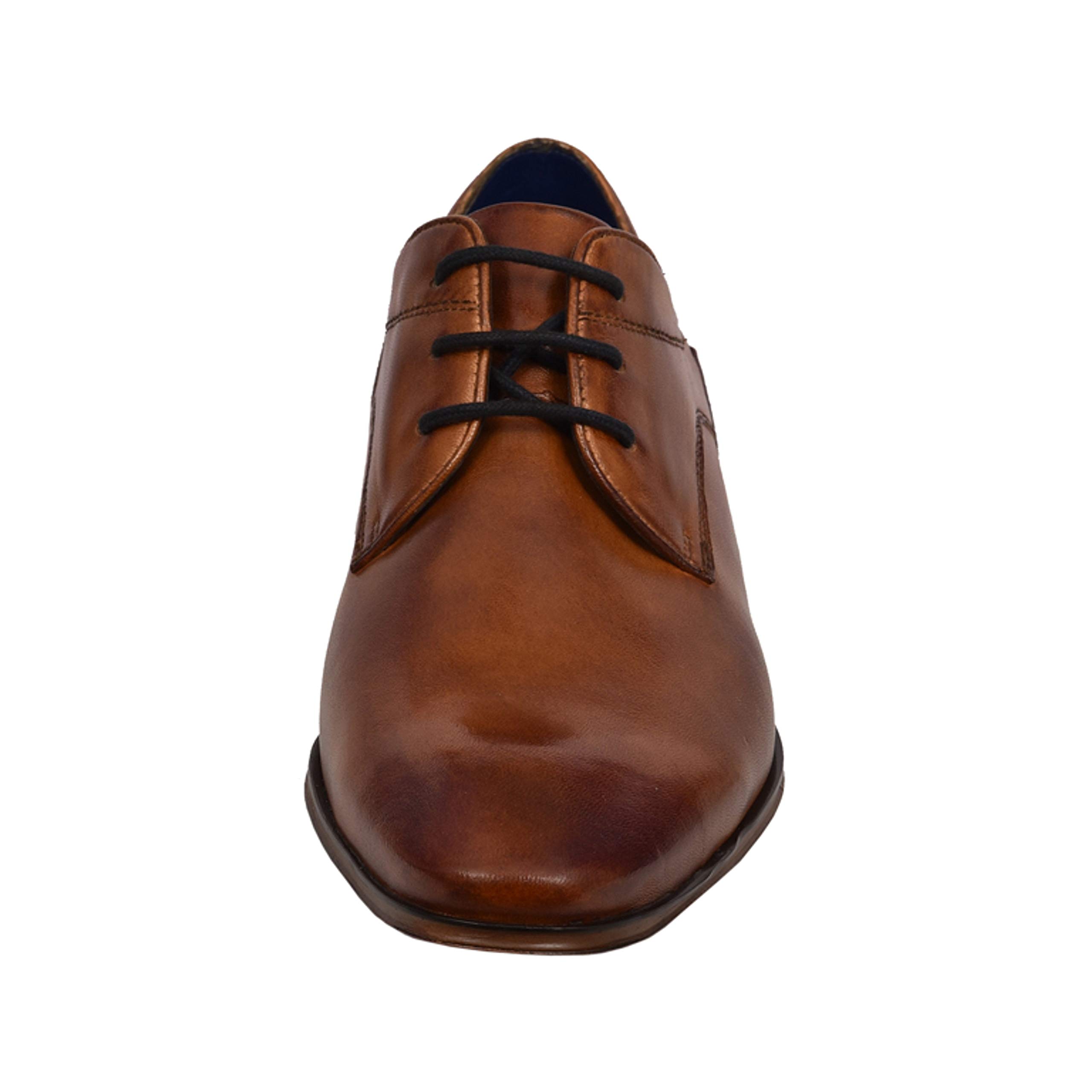 Bugatti Chaussure Basse Business en Cuir de Haute Qualité, Derby aux Lignes Élégantes DerbysHomme
