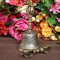 Vista 8 de Tibetan Bell & Dorje, grande con regalo de elefante gratis