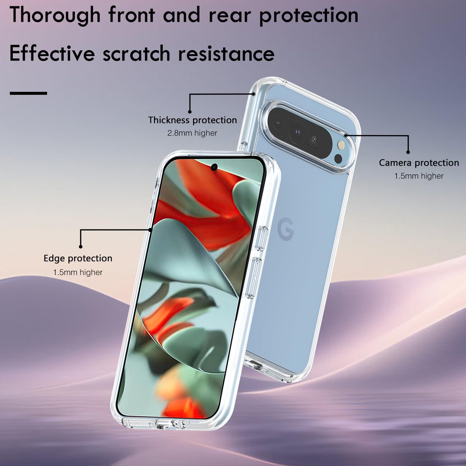 Caseology Funda Nano Pop Para Google Pixel 9 Pro XL 5G [Funda De Silicona] (2024) - Azul Marino Arándano