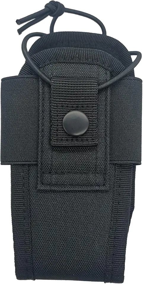 Bolsa para Walkie-Talkie, Estojo para Rádio de Duas Vias, Estojo Universal para Transporte (Preto)