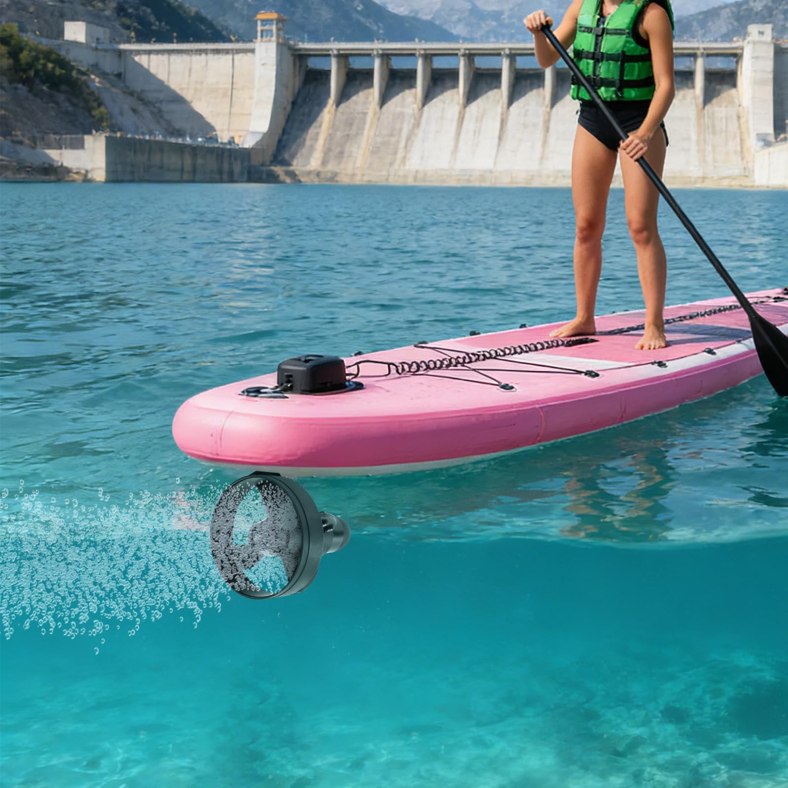 Motore subacqueo Brushless 288 W 12 V impermeabile per SUP kayak surf