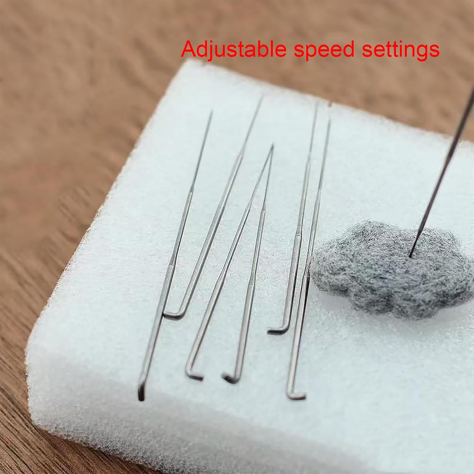 Professionelle Elektrische Filznadelmaschine, Handfilzwerkzeug Mit Nadeln, Einstellbarer Geschwindigkeit, 1–7 Nadeln, Austauschbaren Düsen, Filz-Bastelset Für DIY-Filzprojekte